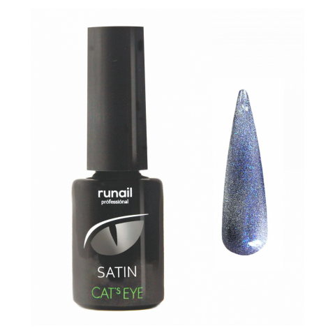6154 RuNail Гель-лак Cat's eye Satin, 6 мл.
