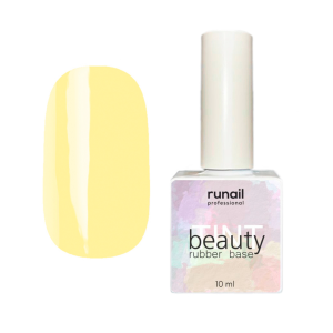 6834 RuNail Каучуковая база Beauty TINT Pastel, 10 мл.