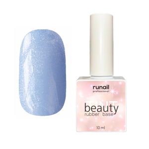 6835 RuNail Каучуковая база Beauty TINT Shimmer, 10 мл.