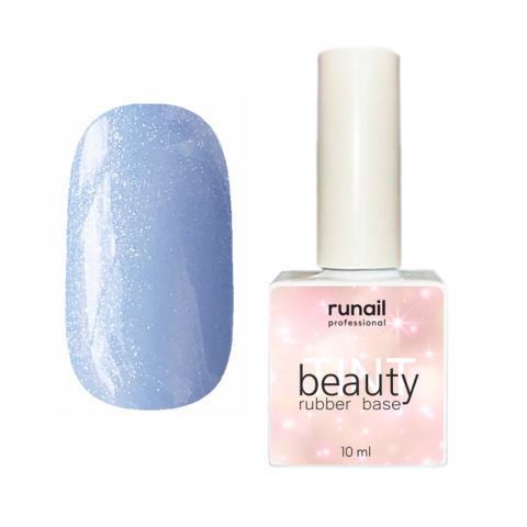 6835 RuNail Каучуковая база Beauty TINT Shimmer, 10 мл.
