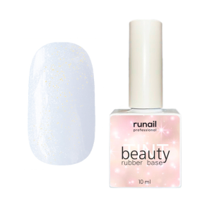 6836 RuNail Каучуковая база Beauty TINT Shimmer, 10 мл.