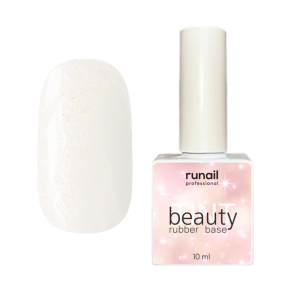 6838 RuNail Каучуковая база Beauty TINT Shimmer, 10 мл.