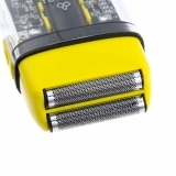 03-082 Yellow DEWAL Barber Style Neon Шейвер для проработки контуров бороды 7000 об/мин, аккум., 2 бр.гол.