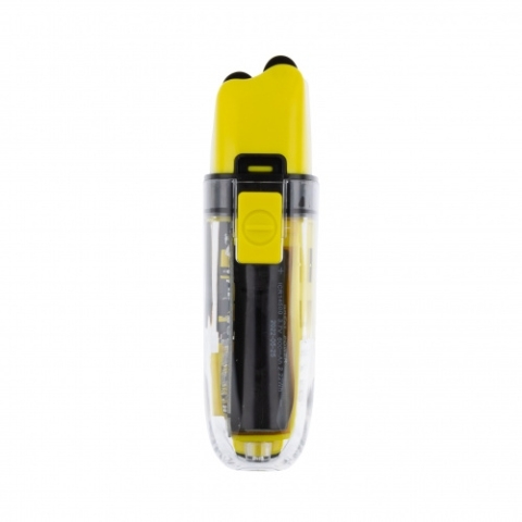 03-082 Yellow DEWAL Barber Style Neon Шейвер для проработки контуров бороды 7000 об/мин, аккум., 2 бр.гол.