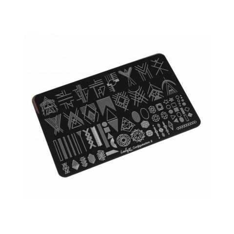 Lesly Пластина для стемпинга 9.5*14.5 см Configuration-2