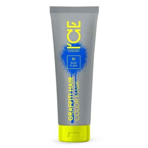 ICE Color Mask Тонирующая маска для волос, голубой, 140 мл.