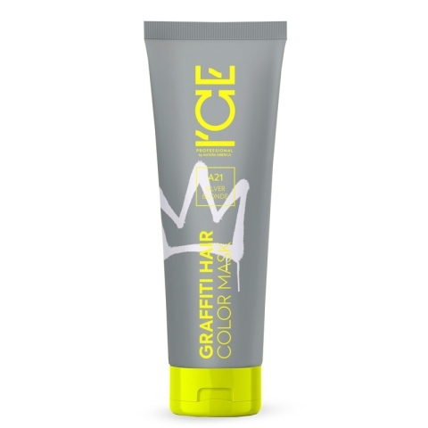 ICE Color Mask Тонирующая маска для волос, серебристый, 140 мл.