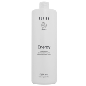 Kaaral Purify Интенсивный энергетический шампунь с ментолом, 1000 мл.