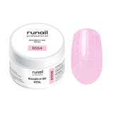 8554 RuNail Моделирующий УФ Гель с поталью, 15 гр.