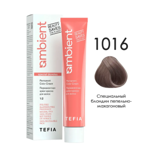TEFIA AMB Специальный блондин 1016 Пепельно-махагоновый, 60 мл.