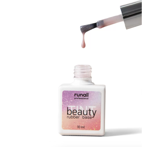 8551 RuNail Каучуковая база Beauty TINT YUKI, 10 мл.