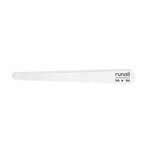 RuNail Пилка белая капля 100/100