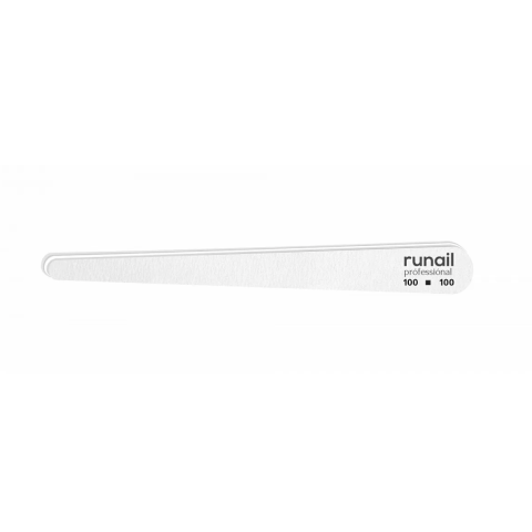 RuNail Пилка белая капля 100/100