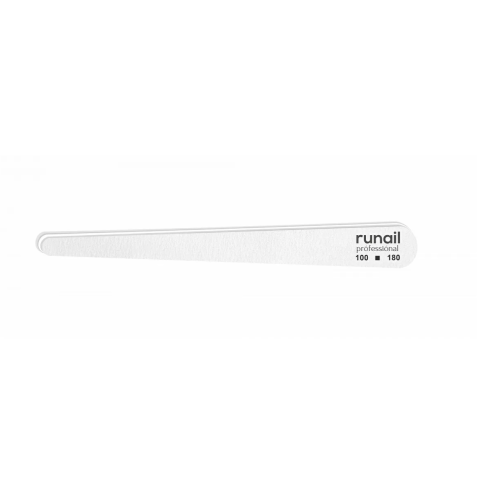 RuNail Пилка белая капля 100/180