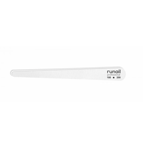 RuNail Пилка белая капля 180/200
