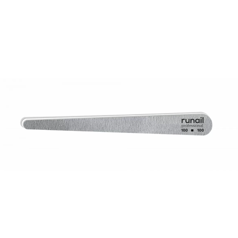 RuNail Пилка серая капля 100/100