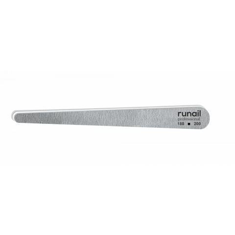 RuNail Пилка серая капля 180/200