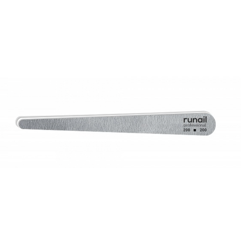 RuNail Пилка серая капля 200/200