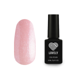 BS02 Lovely База камуфлирующая с шиммером Розовая, 12 мл.