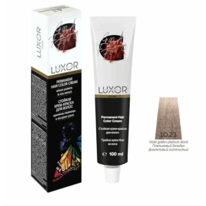 Luxor Professional Крем-краска 10.23 Платиновый блондин фиолетовый золотой, 100 мл.