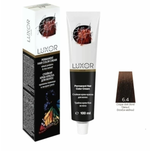 Luxor Professional Крем-краска 6.4 Тёмный блондин медный, 100 мл.