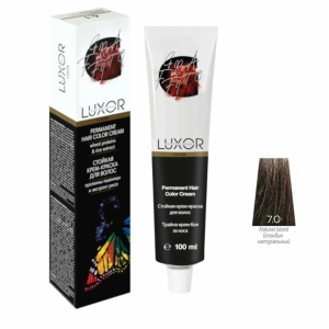 Luxor Professional Крем-краска 7.0 Блондин натуральный, 100 мл.