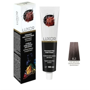 Luxor Professional Крем-краска 8.2 Светлый блондин фиолетовый, 100 мл.