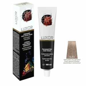 Luxor Professional Крем-краска 9.23 Очень светлый блондин фиолетовый золотистый, 100 мл.
