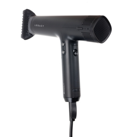LD-1887 DEWAL Фен PRO Legacy черный, 1700 Вт, 2 насадки + диффузор