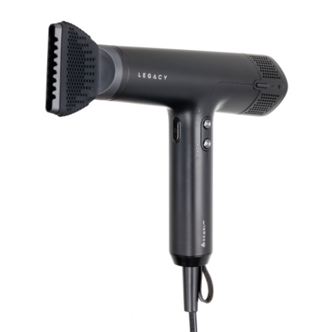 LD-1887 DEWAL Фен PRO Legacy черный, 1700 Вт, 2 насадки + диффузор
