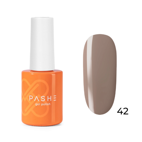 PASHE Гель-лак Atelier №42 Изысканный бежевый, 9 мл.