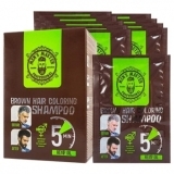 8351 Men's Master Окрашивающий шампунь для волос Коричневый, 10*25 мл.