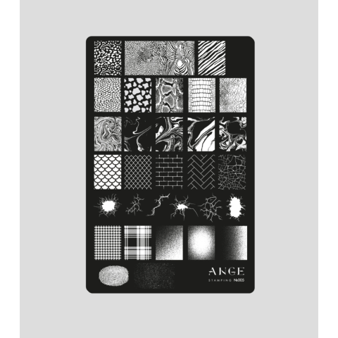 ANGE №005 Пластина для стемпинга 9,5*14,5 см.