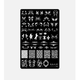 ANGE №006 Пластина для стемпинга 9,5*14,5 см.