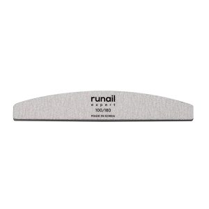 9365 RuNail Expert Пилка полукруг 100/180, 10шт./упак.