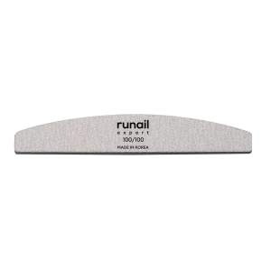 9367 RuNail Expert Пилка полукруг 100/100, 10 шт./упак.