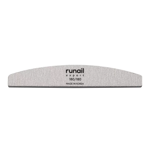 9369 RuNail Expert Пилка полукруг 180/180, 10 шт./упак.