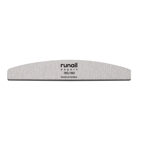 9369 RuNail Expert Пилка полукруг 180/180, 10 шт./упак.