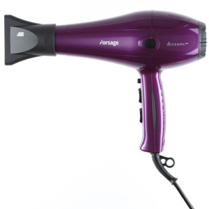 03-106 Purple DEWAL Фен Forsage, 2200 Вт, 2 насадки, ионизация