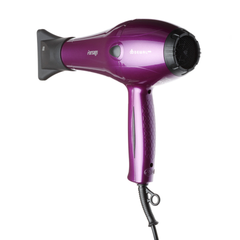 03-106 Purple DEWAL Фен Forsage, 2200 Вт, 2 насадки, ионизация
