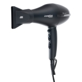 03-114 Black DEWAL Фен Exception Compact, 2200 Вт, 2 насадки, ионизация, компактный