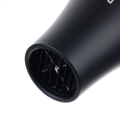 03-114 Black DEWAL Фен Exception Compact, 2200 Вт, 2 насадки, ионизация, компактный