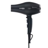 03-114 Black DEWAL Фен Exception Compact, 2200 Вт, 2 насадки, ионизация, компактный