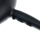 03-114 Black DEWAL Фен Exception Compact, 2200 Вт, 2 насадки, ионизация, компактный