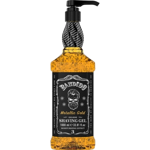 Bandido Гель для бритья увлажняющий 03 Metallic Gold, 1000 мл.
