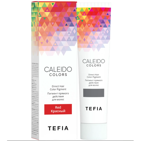 TEFIA CALEIDO colors Пигмент прямого действия для волос Красный, 100 мл.
