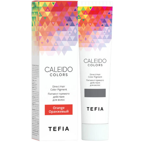 TEFIA CALEIDO colors Пигмент прямого действия для волос Оранжевый, 100 мл.
