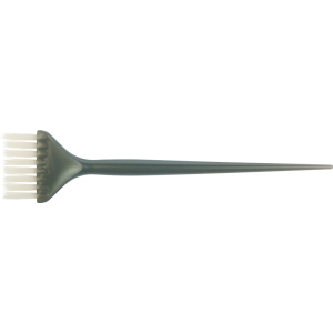 JPP048M-1 grey Кисть для окрашивания с белой щетиной узкая серая