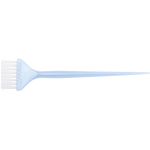 JPP048D-1 blue Кисть для окрашивания с белой щетиной узкая голубая
