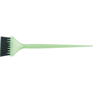 JPP048 green Кисть для окрашивания с черной щетиной узкая зеленая